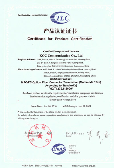 Certificates
