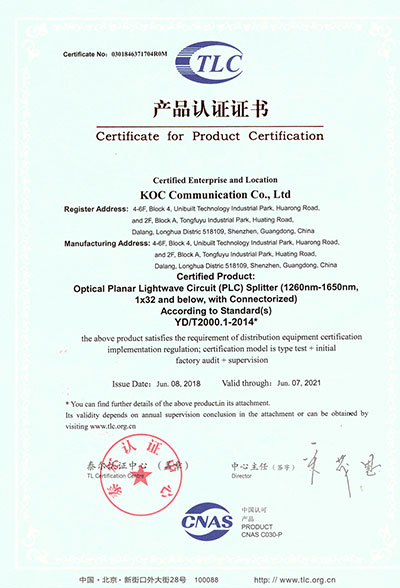 Certificates