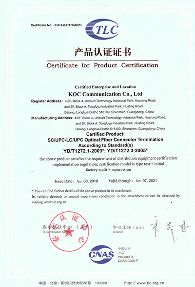 Certificates