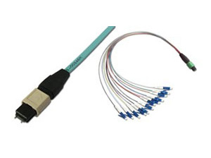MPO Fiber Optic Cable, Single Mode and Multimode