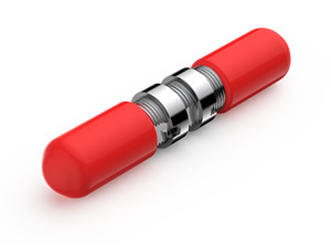 DIN Fiber Optic Adapter