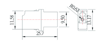LC SMSX Adapter (Asymmetric)