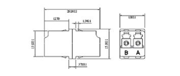 LC SMDX Adapter (Symmetric)