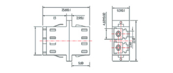 LC MMDX Adapter (Asymmetric)
