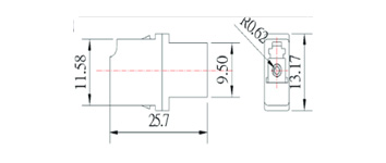 LC MMSX Adapter (Asymmetric)